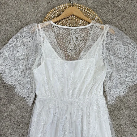 Baltic Born White Lace Maxi Dress - Picture 10 of 15